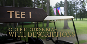 Golf course map with descriptions Golf course map with descriptions